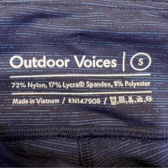 Outdoor Voices x Peloton Blue Techsweat Legging - Picture 9 of 13
